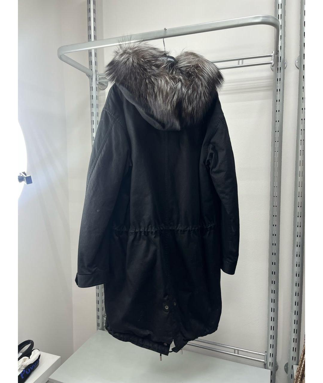 SAINT LAURENT Черная хлопковая парка, фото 4