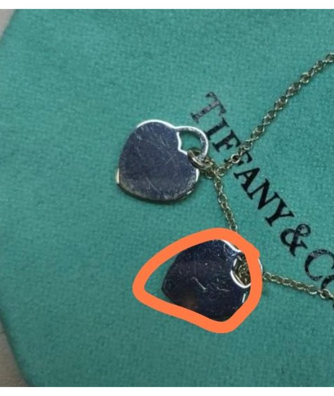 TIFFANY&CO Бирюзовая серебряная подвеска, фото 2