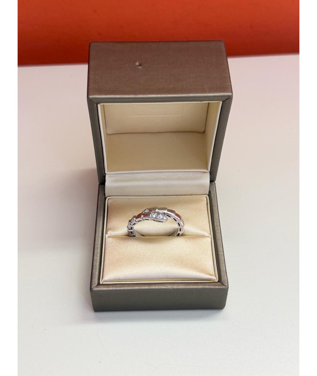 BVLGARI Серебряное кольцо из белого золота, фото 2