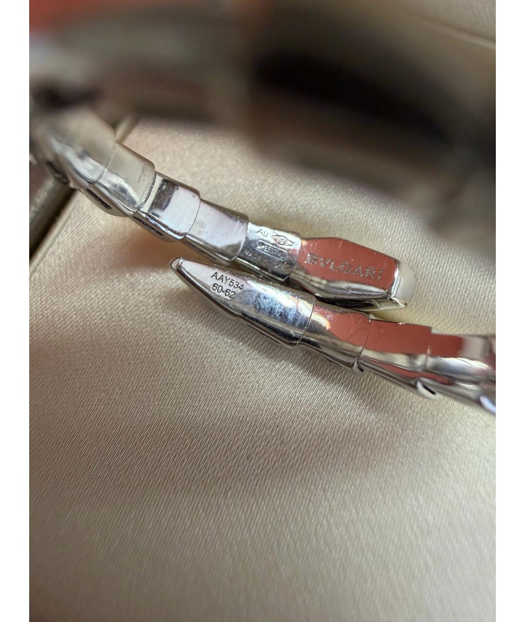 BVLGARI Серебряное кольцо из белого золота, фото 7