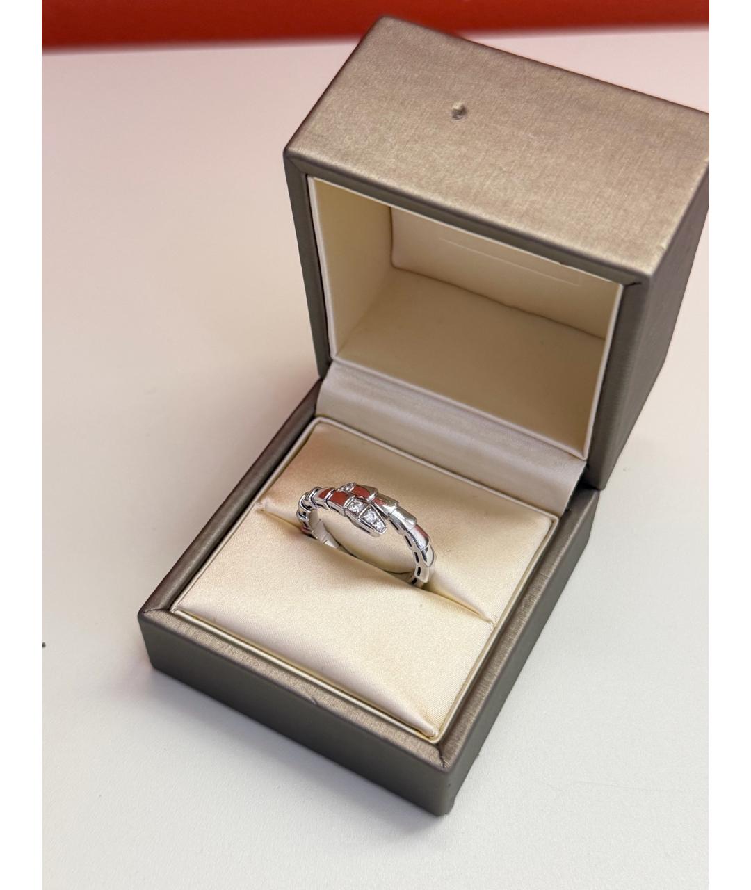 BVLGARI Серебряное кольцо из белого золота, фото 3