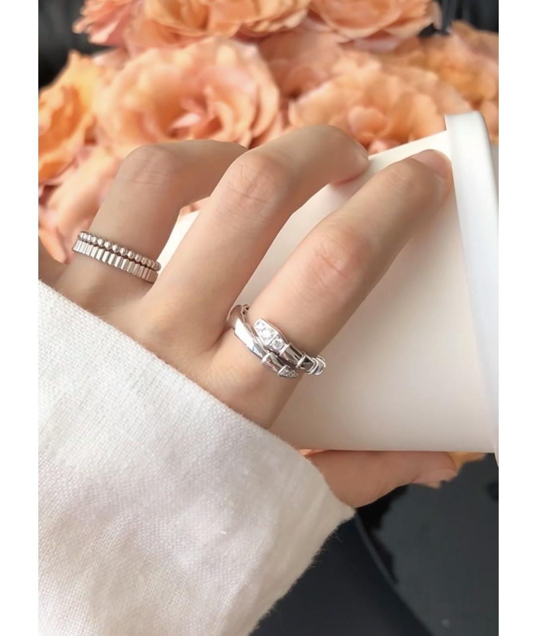 BVLGARI Серебряное кольцо из белого золота, фото 6
