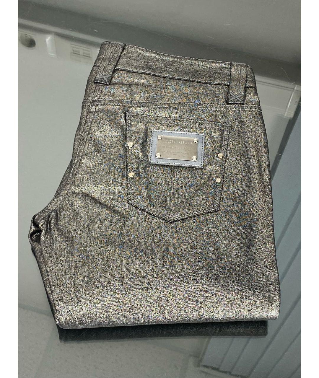 DOLCE&GABBANA Хлопко-эластановые прямые джинсы, фото 7