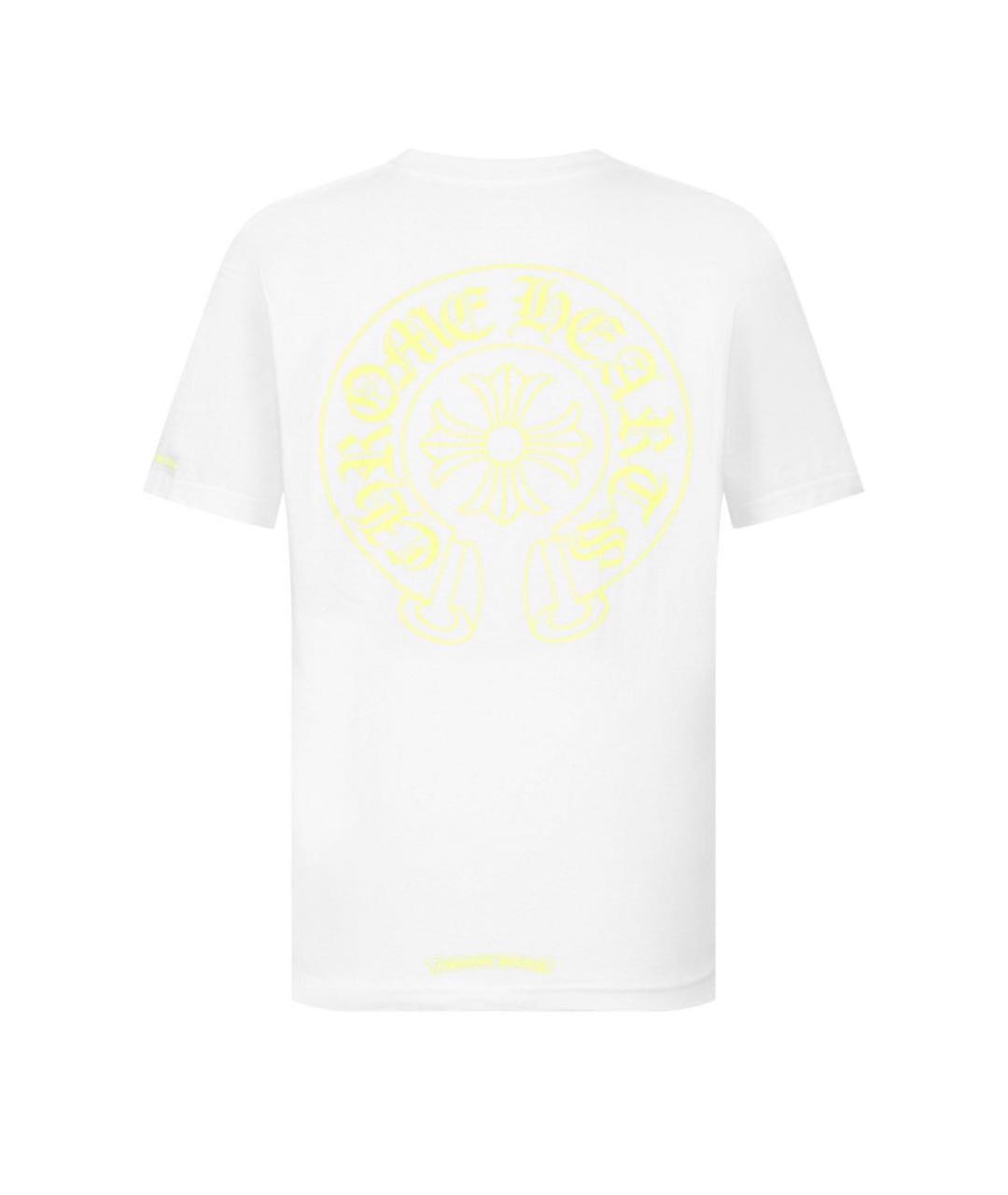 CHROME HEARTS Белая хлопковая футболка, фото 2