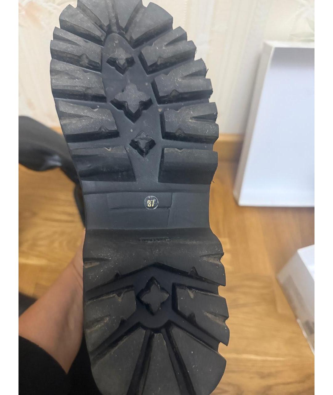 CASADEI Черные кожаные ботфорты, фото 4