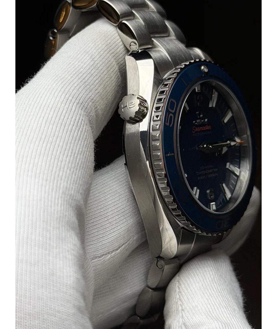 OMEGA Синие металлические часы, фото 4