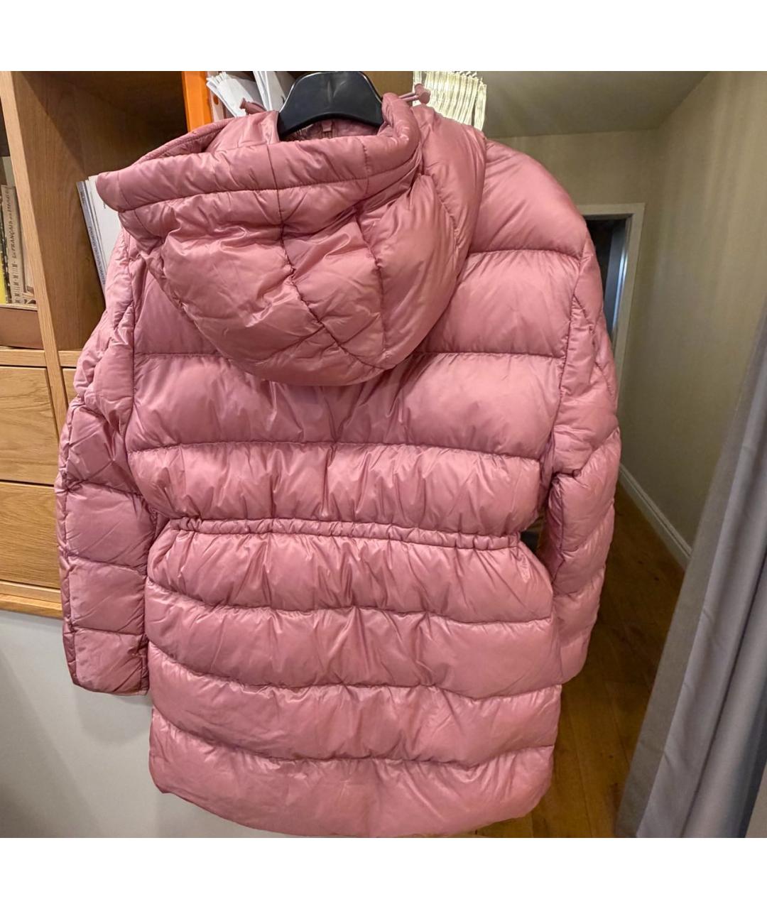 BURBERRY Розовая полиэстеровая куртка, фото 2