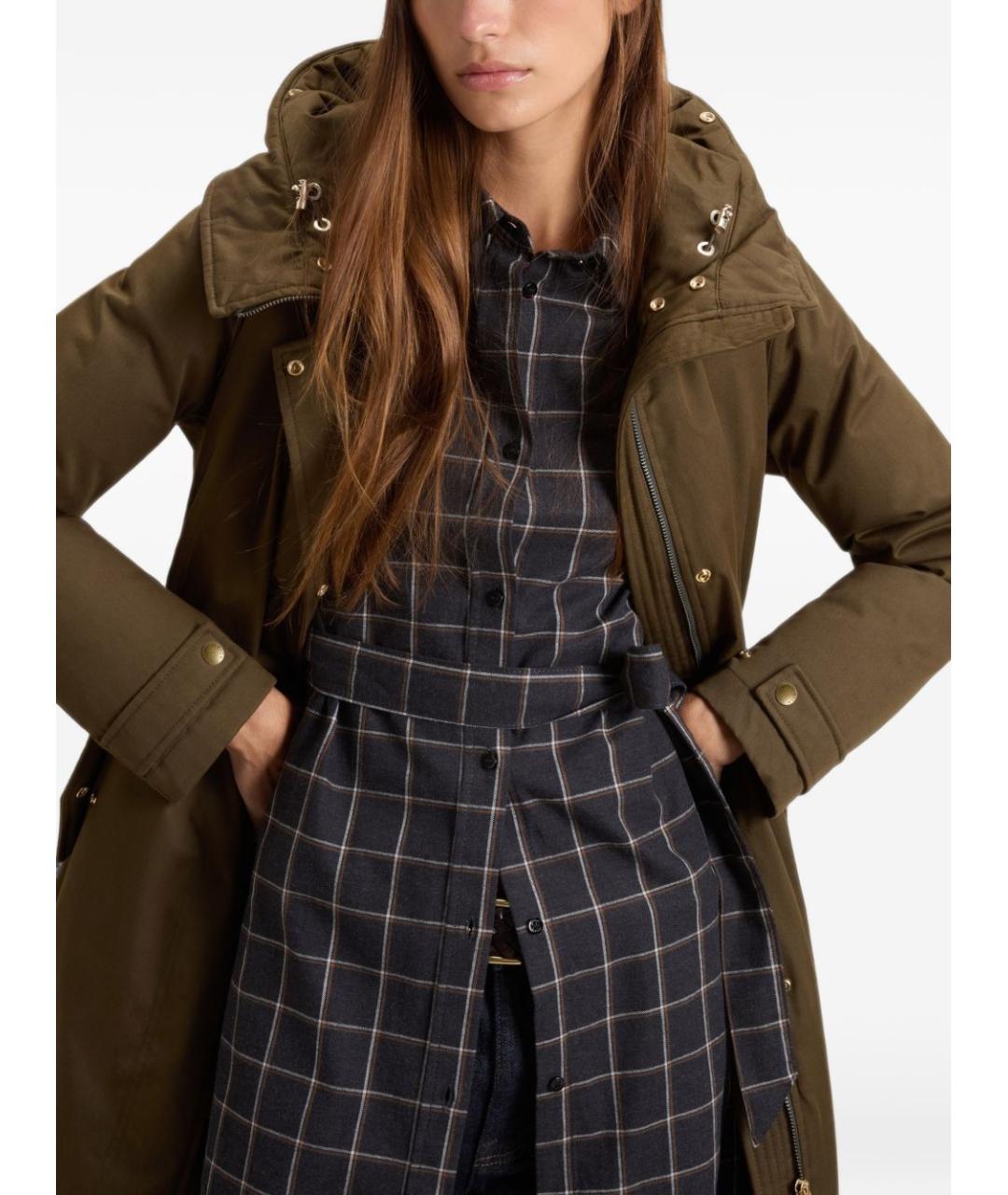 WOOLRICH Зеленая хлопковая парка, фото 4