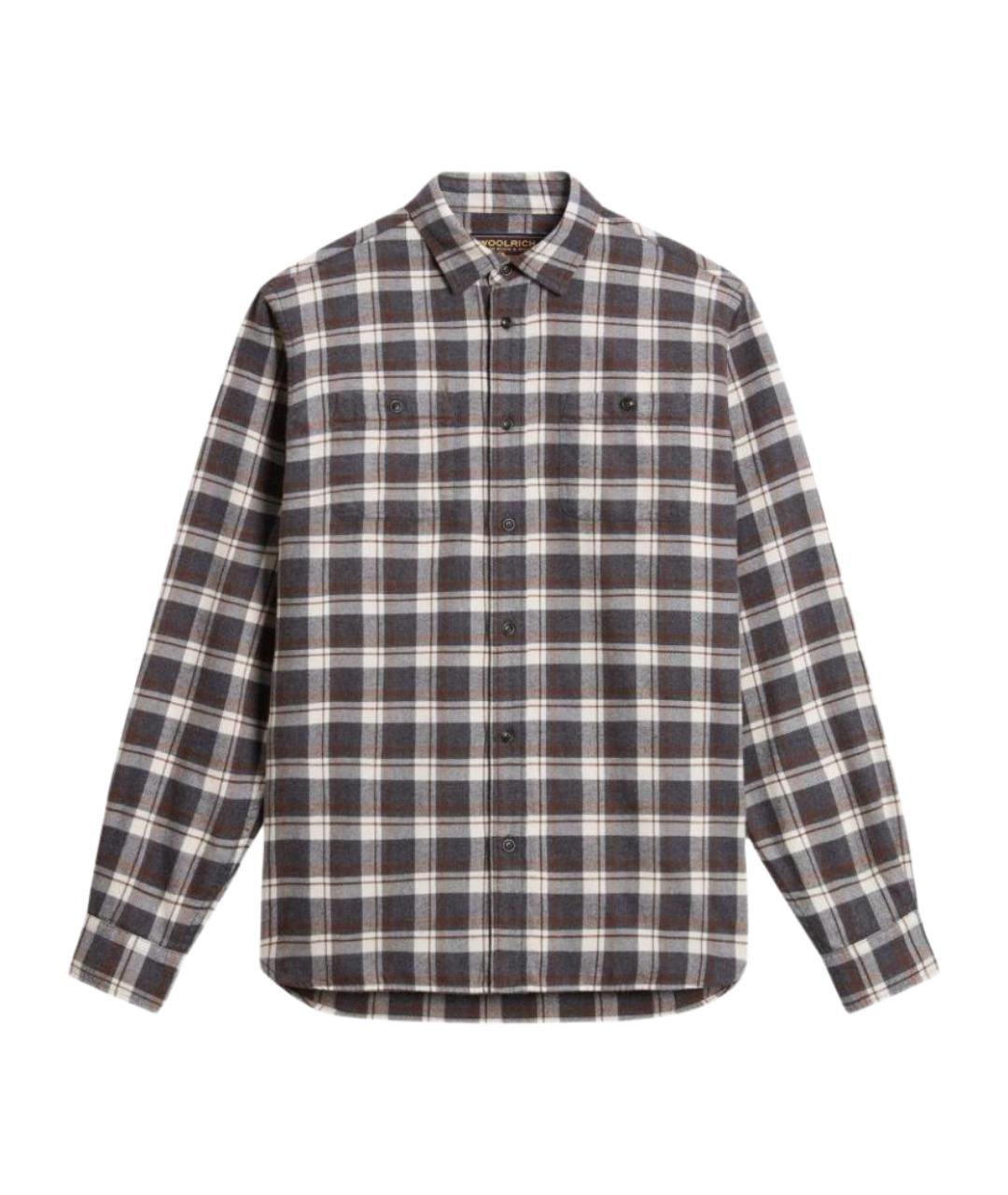 WOOLRICH Коричневая хлопковая кэжуал рубашка, фото 1