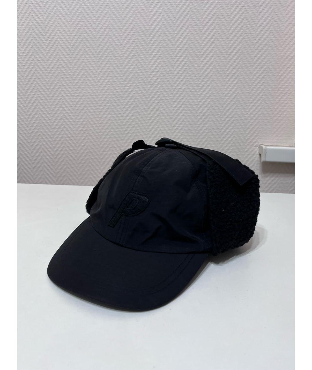 CP COMPANY Черная шерстяная кепка/бейсболка, фото 3