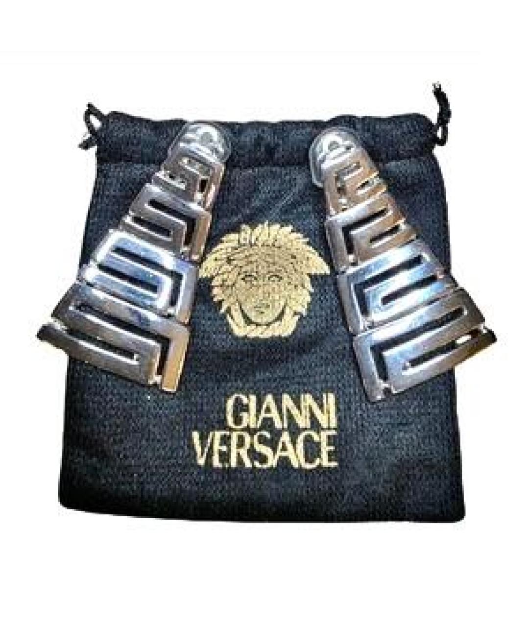 VERSACE Серебряные серьги, фото 5