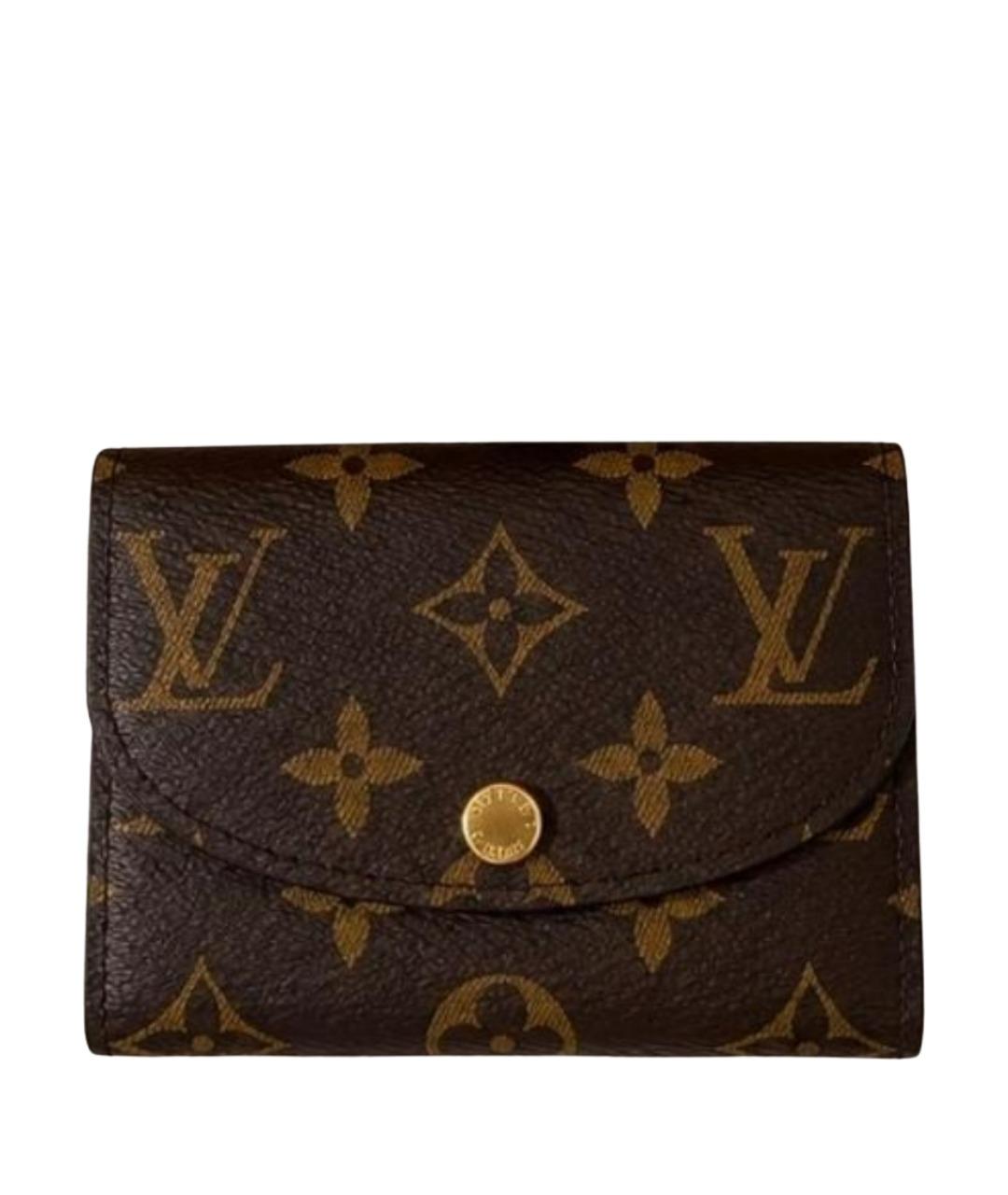 LOUIS VUITTON Розовый кожаный кошелек, фото 1