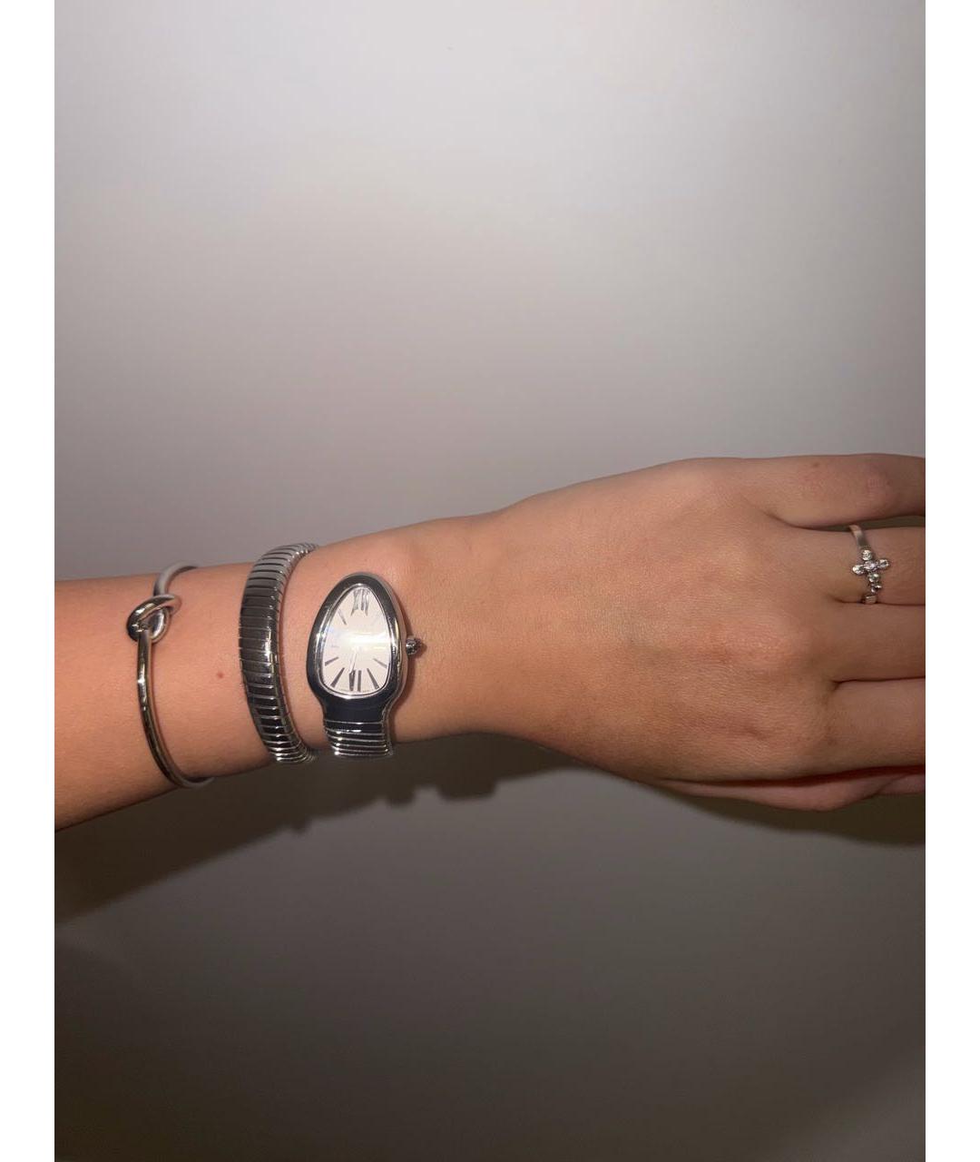 BVLGARI Белые часы из белого золота, фото 2