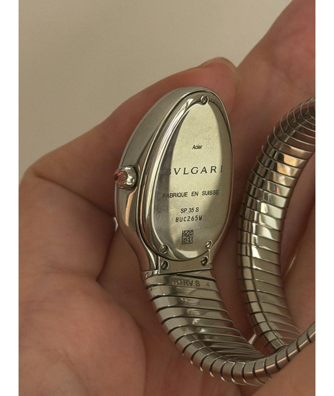 BVLGARI Белые часы из белого золота, фото 4