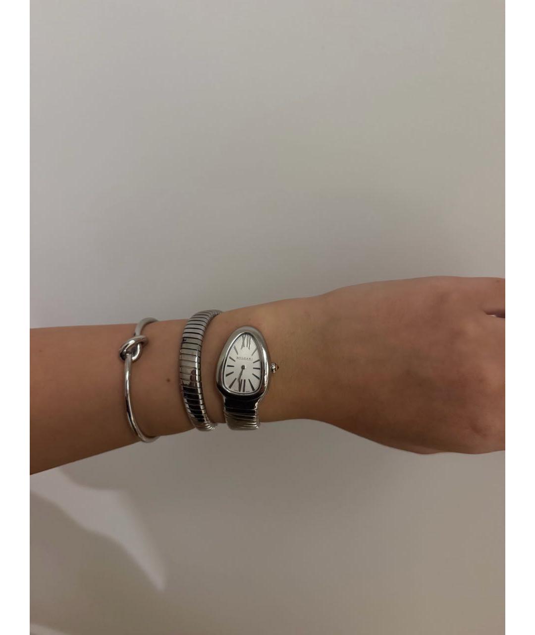 BVLGARI Белые часы из белого золота, фото 3