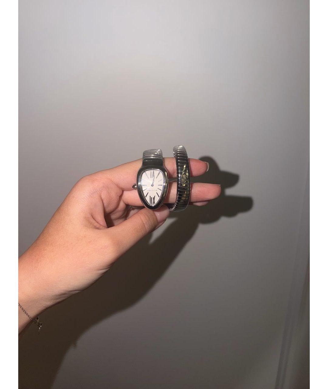 BVLGARI Белые часы из белого золота, фото 5