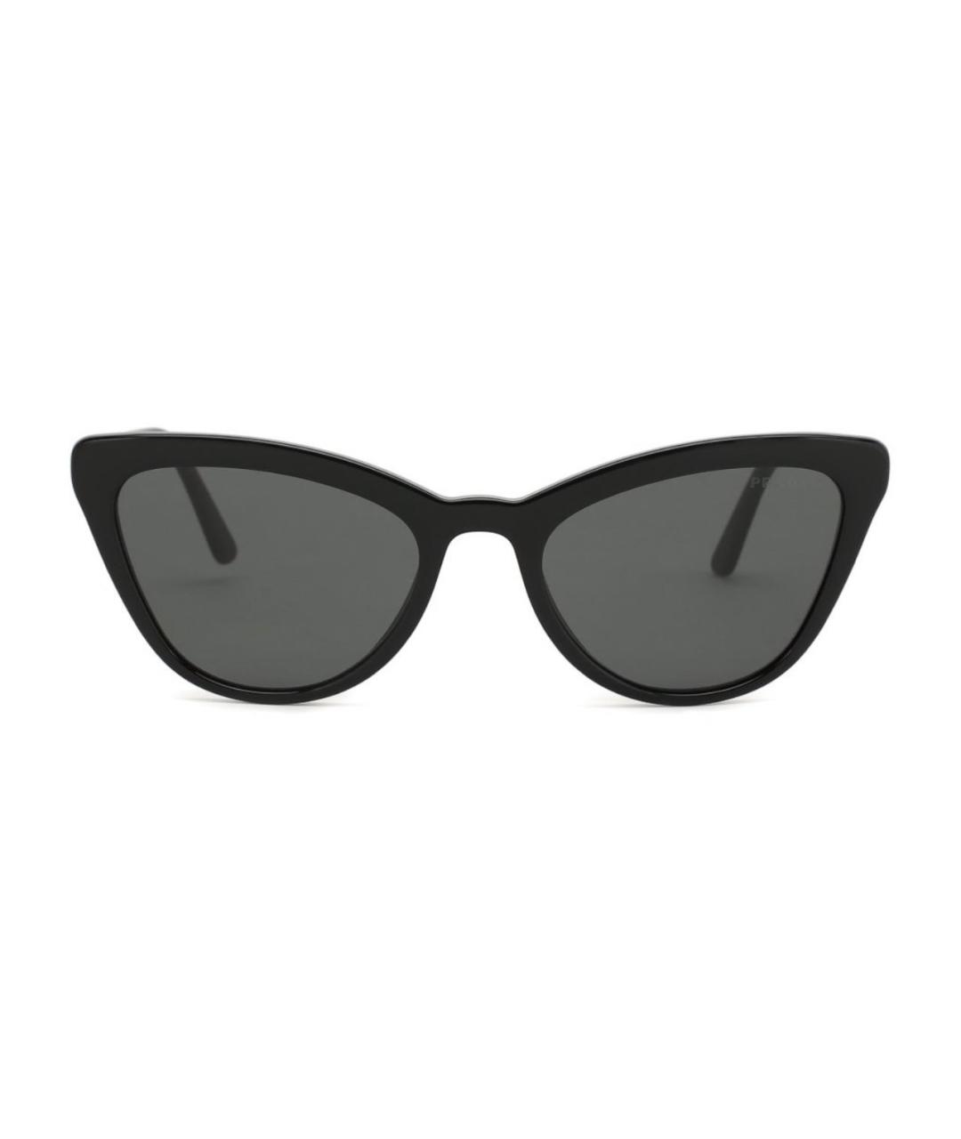 PRADA Черные пластиковые солнцезащитные очки, фото 9