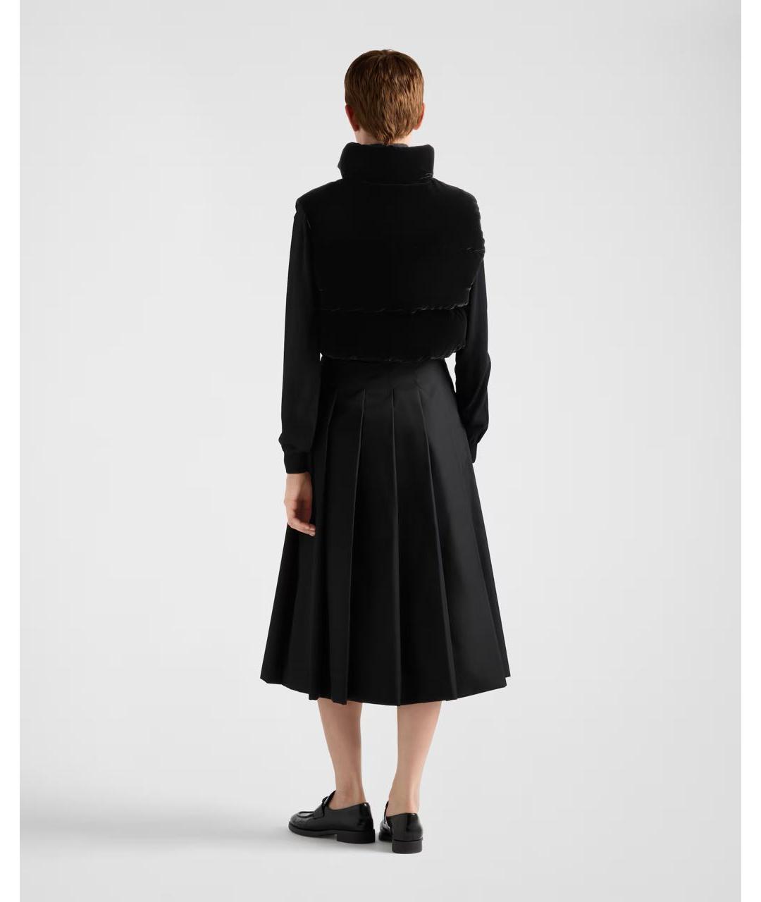 PRADA Черный вискозный жилет, фото 4