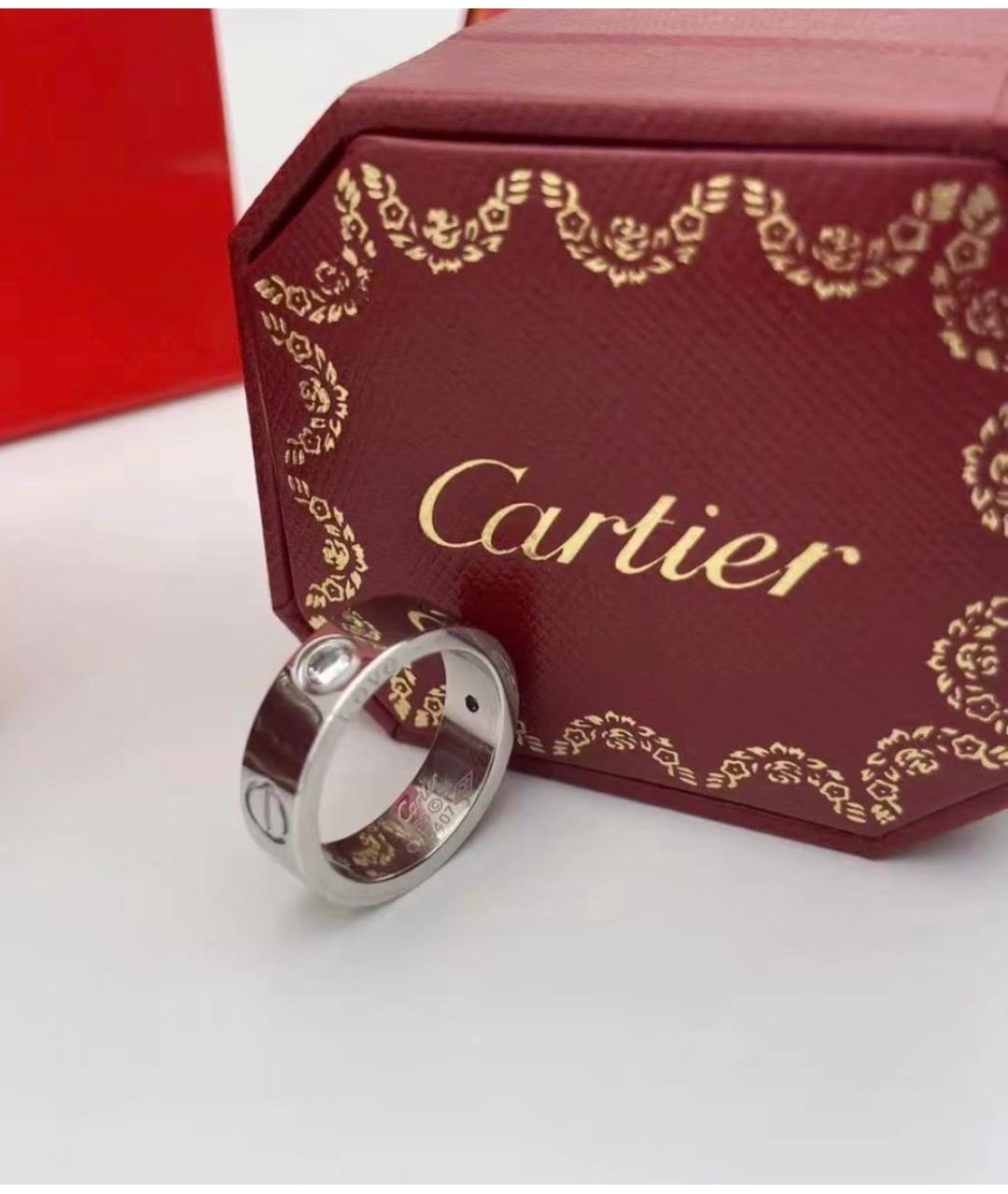 CARTIER Серебряное кольцо из белого золота, фото 5