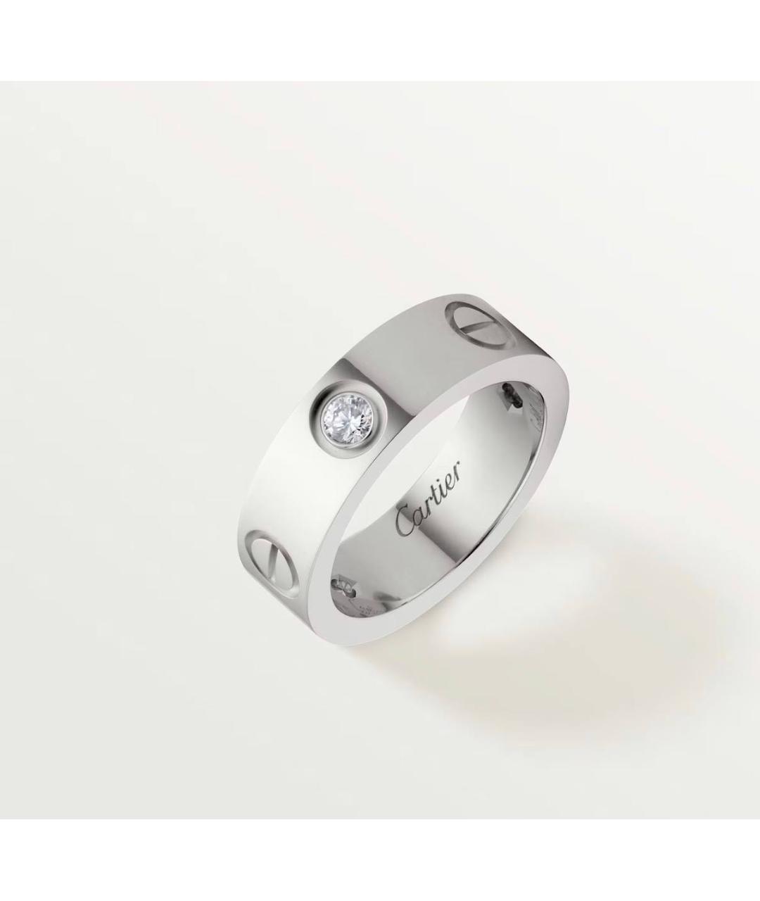 CARTIER Серебряное кольцо из белого золота, фото 2