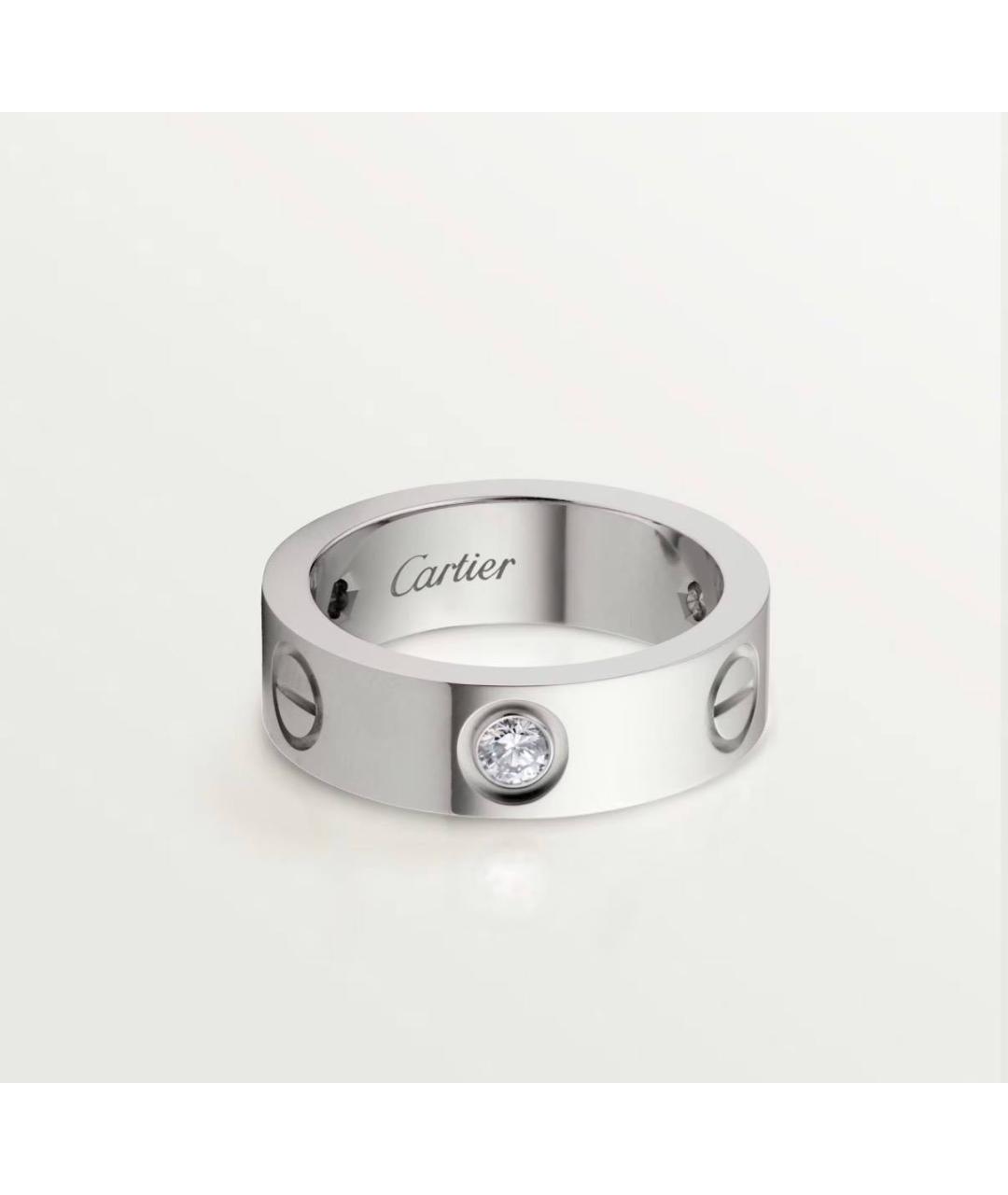CARTIER Серебряное кольцо из белого золота, фото 6