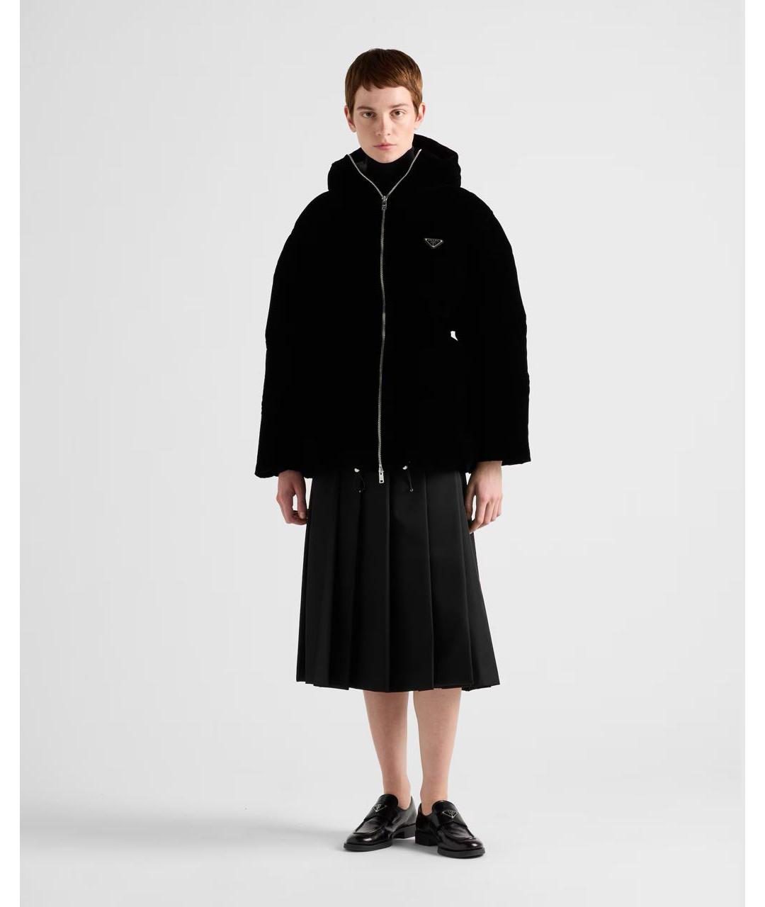PRADA Черная вискозная куртка, фото 2