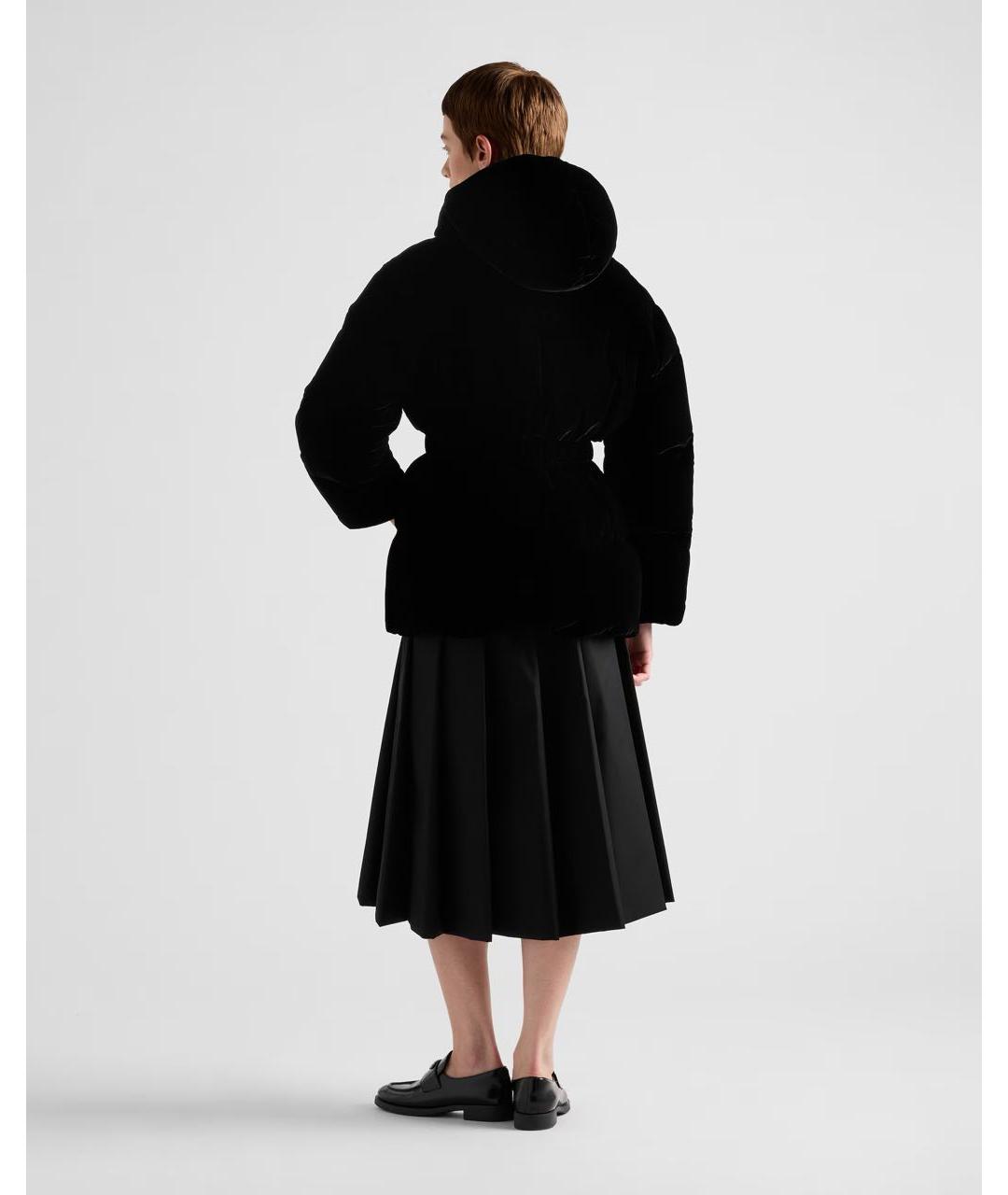 PRADA Черная вискозная куртка, фото 3
