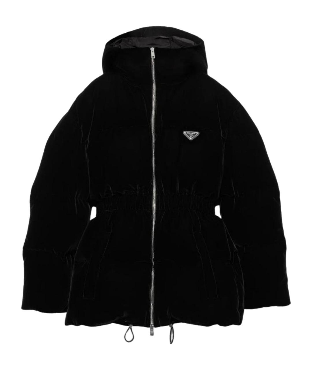 PRADA Черная вискозная куртка, фото 1
