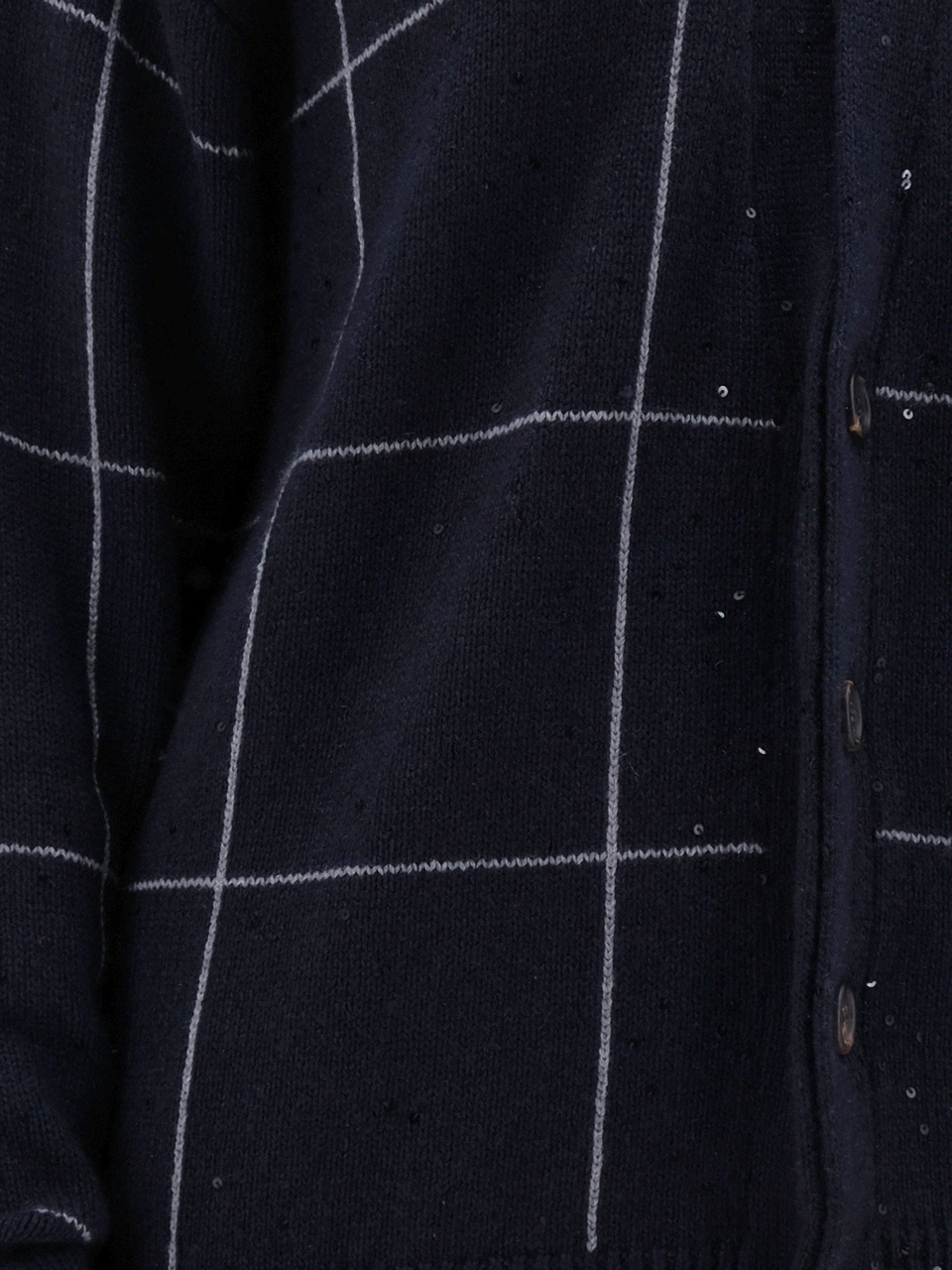 BRUNELLO CUCINELLI Темно-синий кашемировый кардиган, фото 4