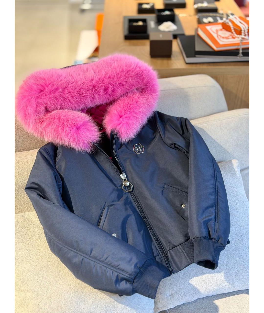 PHILIPP PLEIN Черный пуховик, фото 3