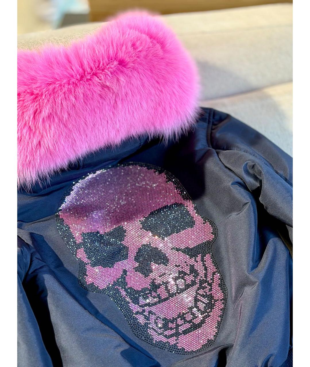 PHILIPP PLEIN Черный пуховик, фото 4
