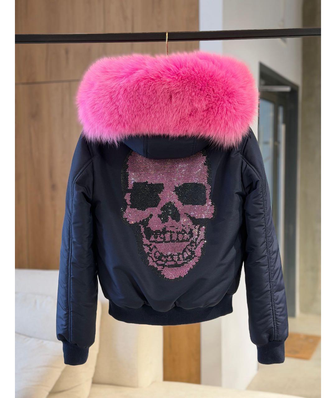 PHILIPP PLEIN Черный пуховик, фото 6