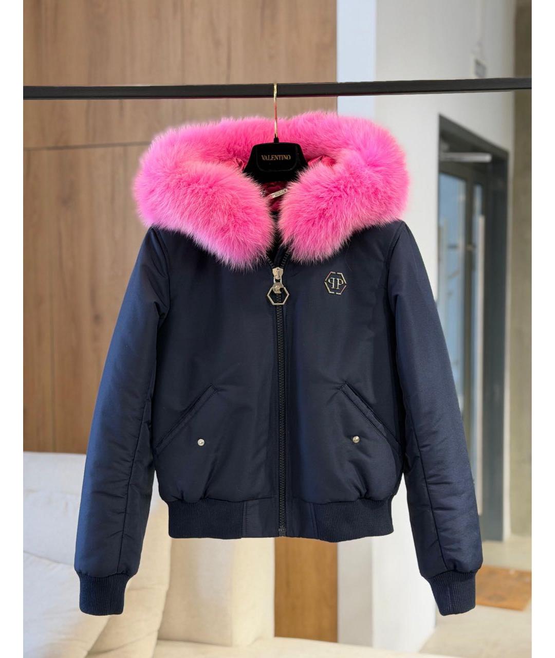 PHILIPP PLEIN Черный пуховик, фото 5