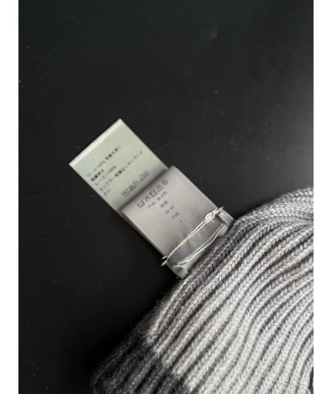 CHRISTIAN DIOR Серая шерстяная шапка, фото 5
