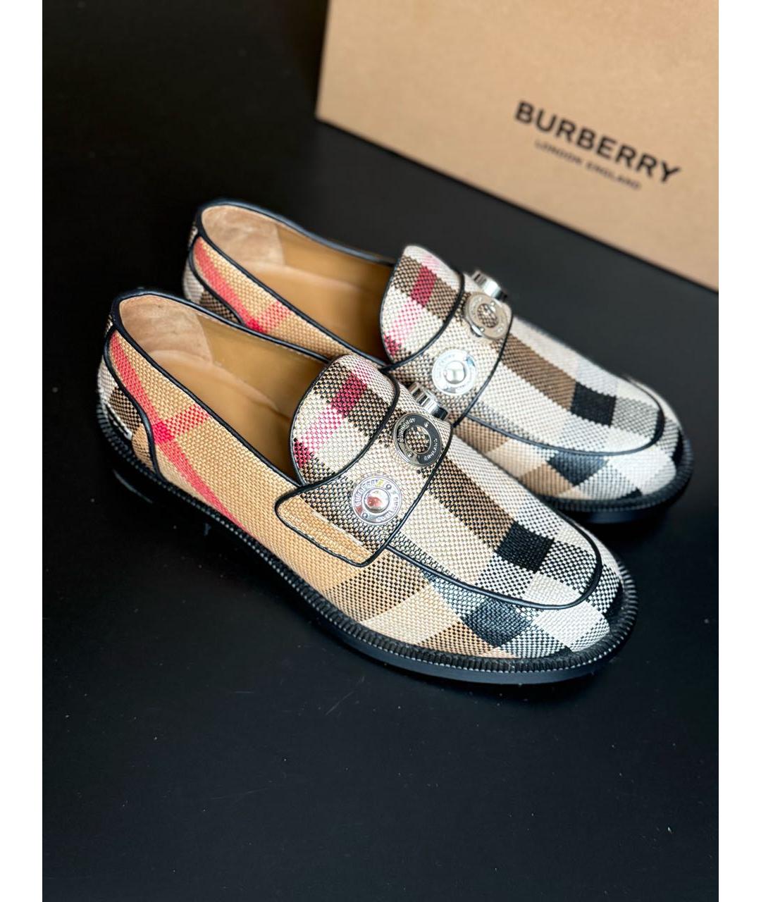 BURBERRY Бежевые лоферы, фото 2