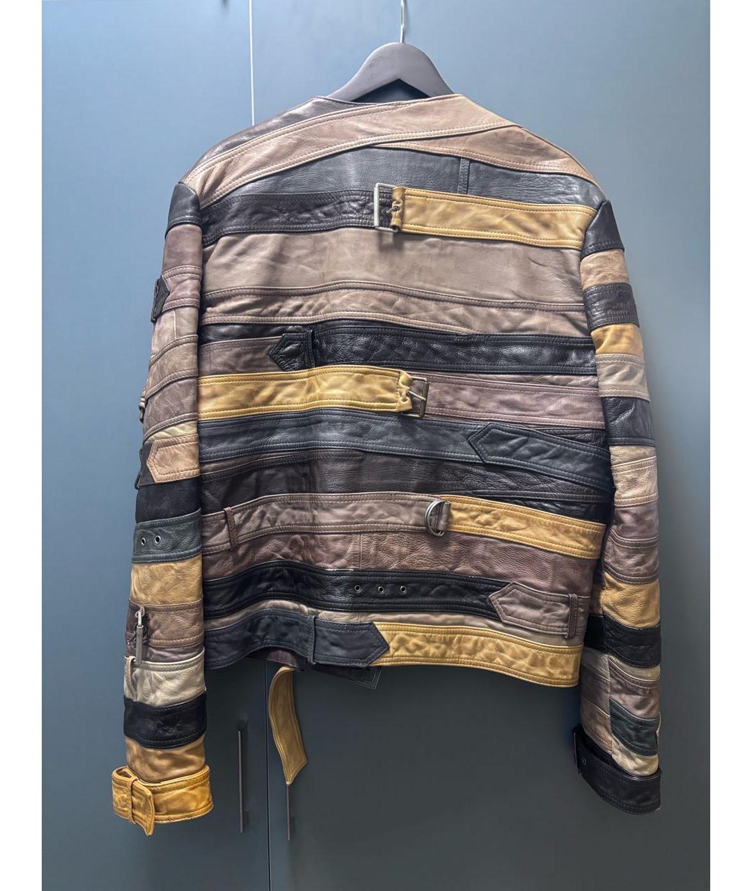 MAISON MARGIELA Мульти кожаная куртка, фото 2