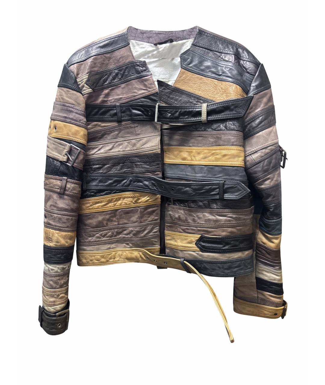 MAISON MARGIELA Мульти кожаная куртка, фото 1