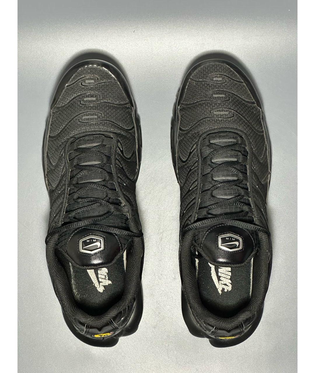 NIKE Черные синтетические низкие кроссовки / кеды, фото 3