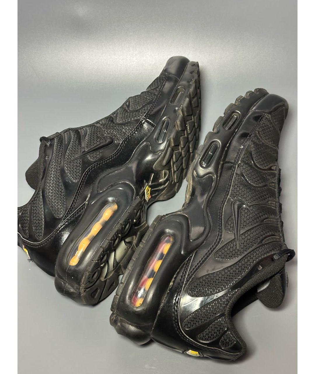 NIKE Черные синтетические низкие кроссовки / кеды, фото 8