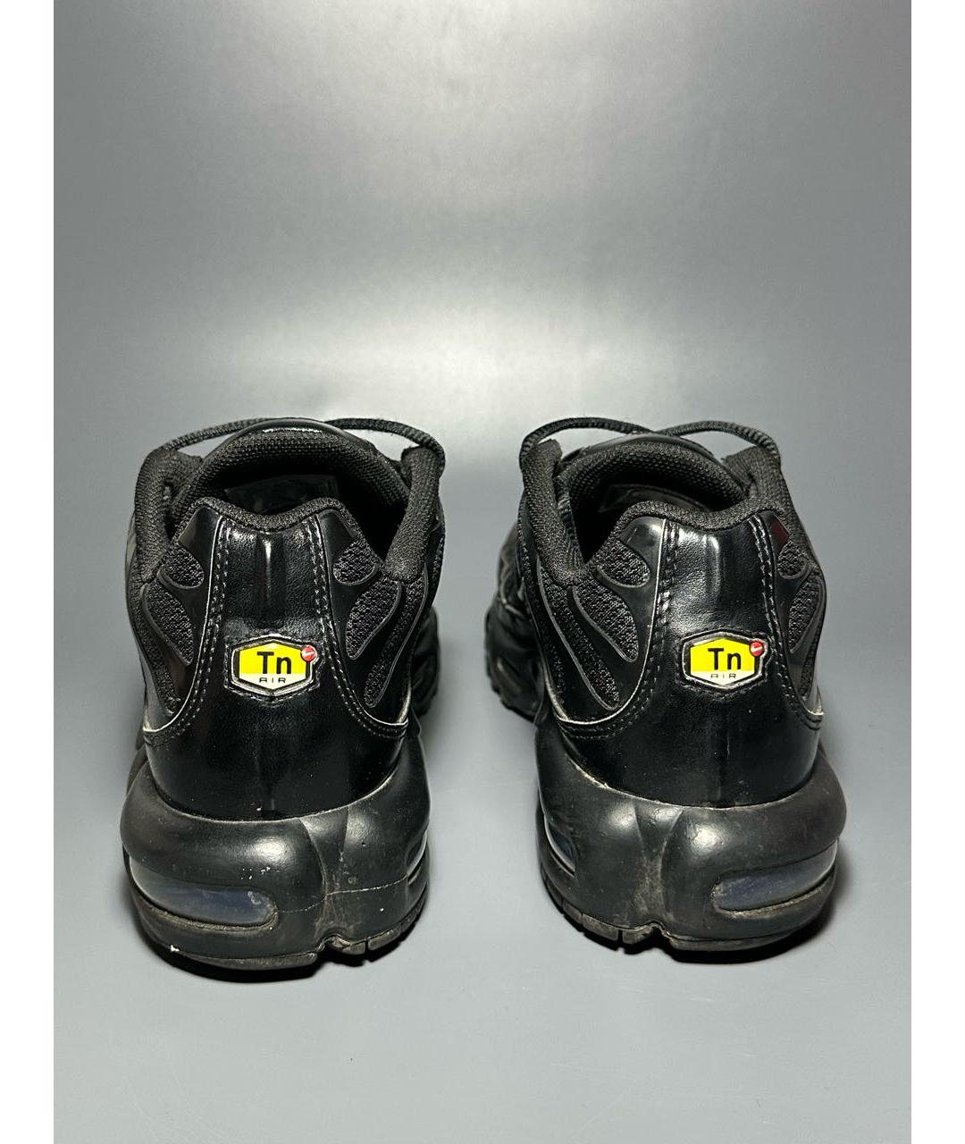 NIKE Черные синтетические низкие кроссовки / кеды, фото 4