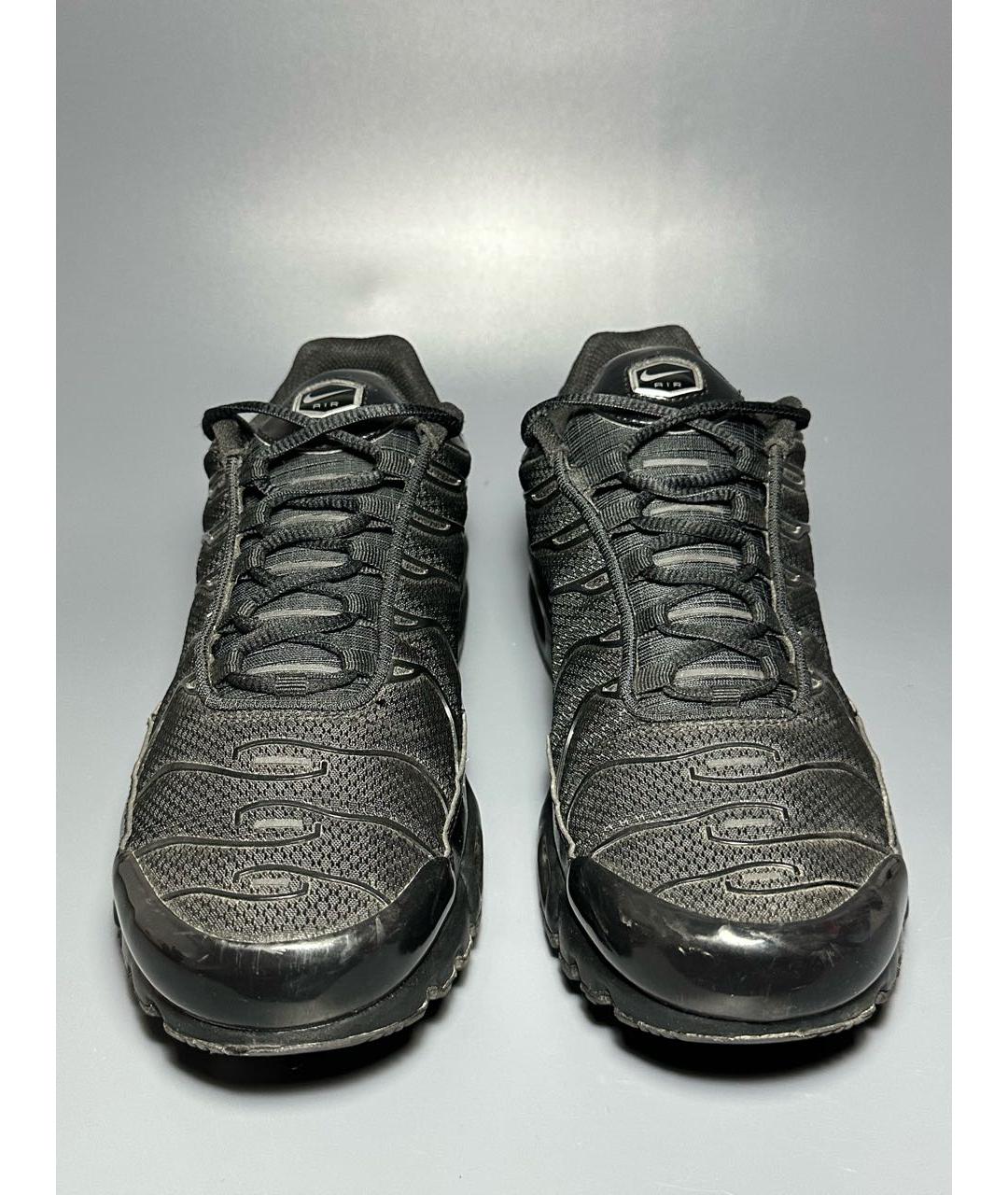 NIKE Черные синтетические низкие кроссовки / кеды, фото 2