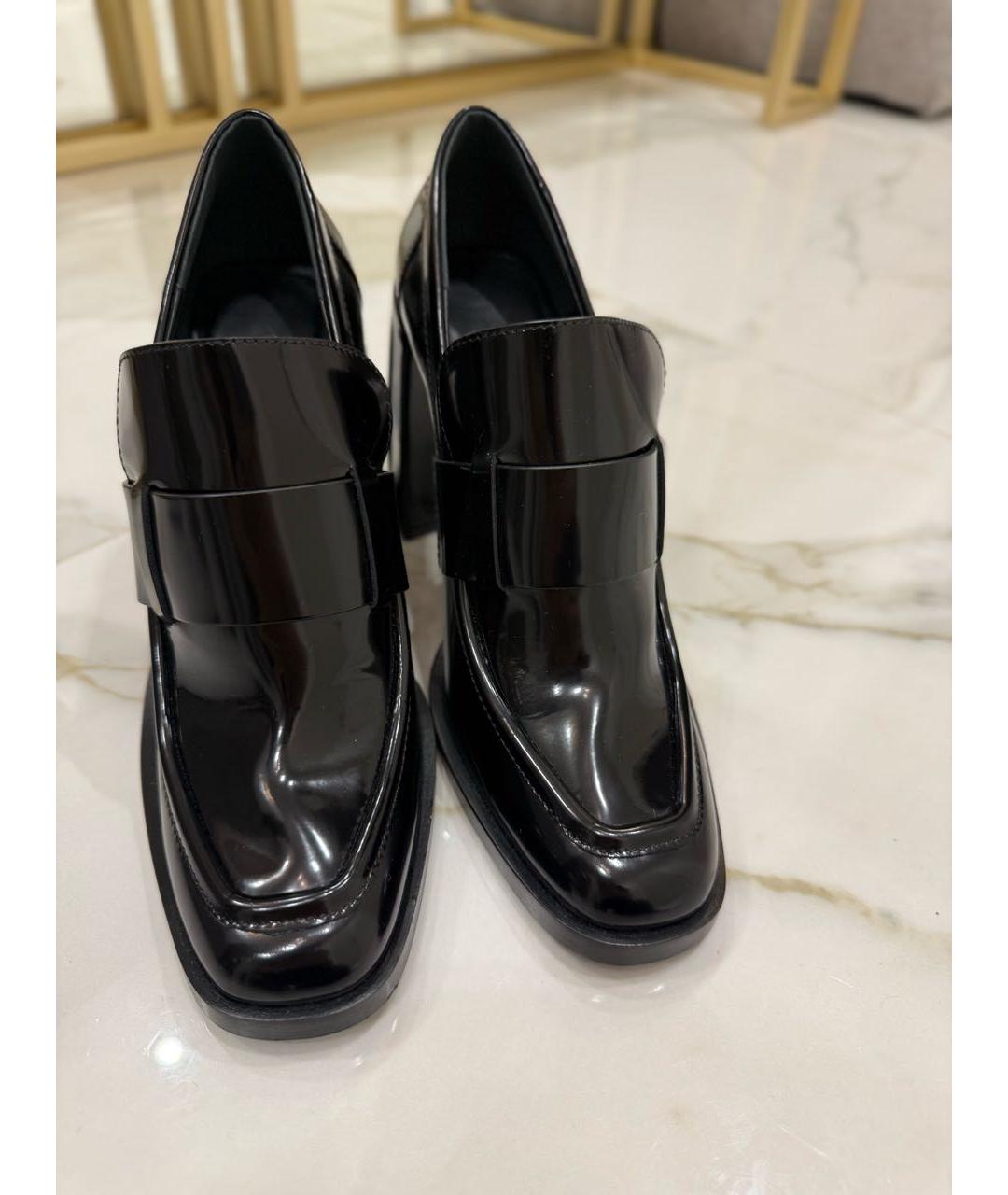 JIMMY CHOO Черные кожаные туфли, фото 2