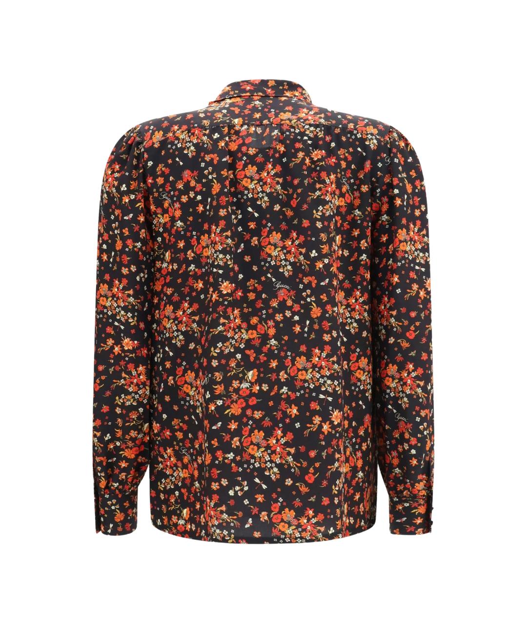 GUCCI Мульти шелковая рубашка, фото 2