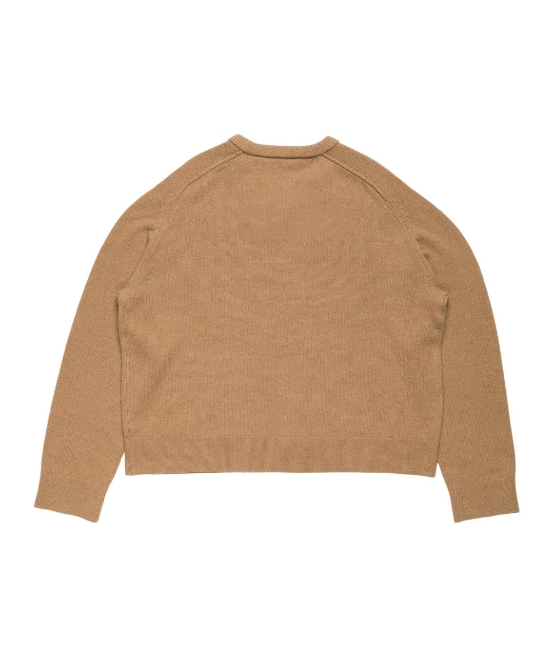ACNE STUDIOS Бежевый шерстяной джемпер / свитер, фото 2