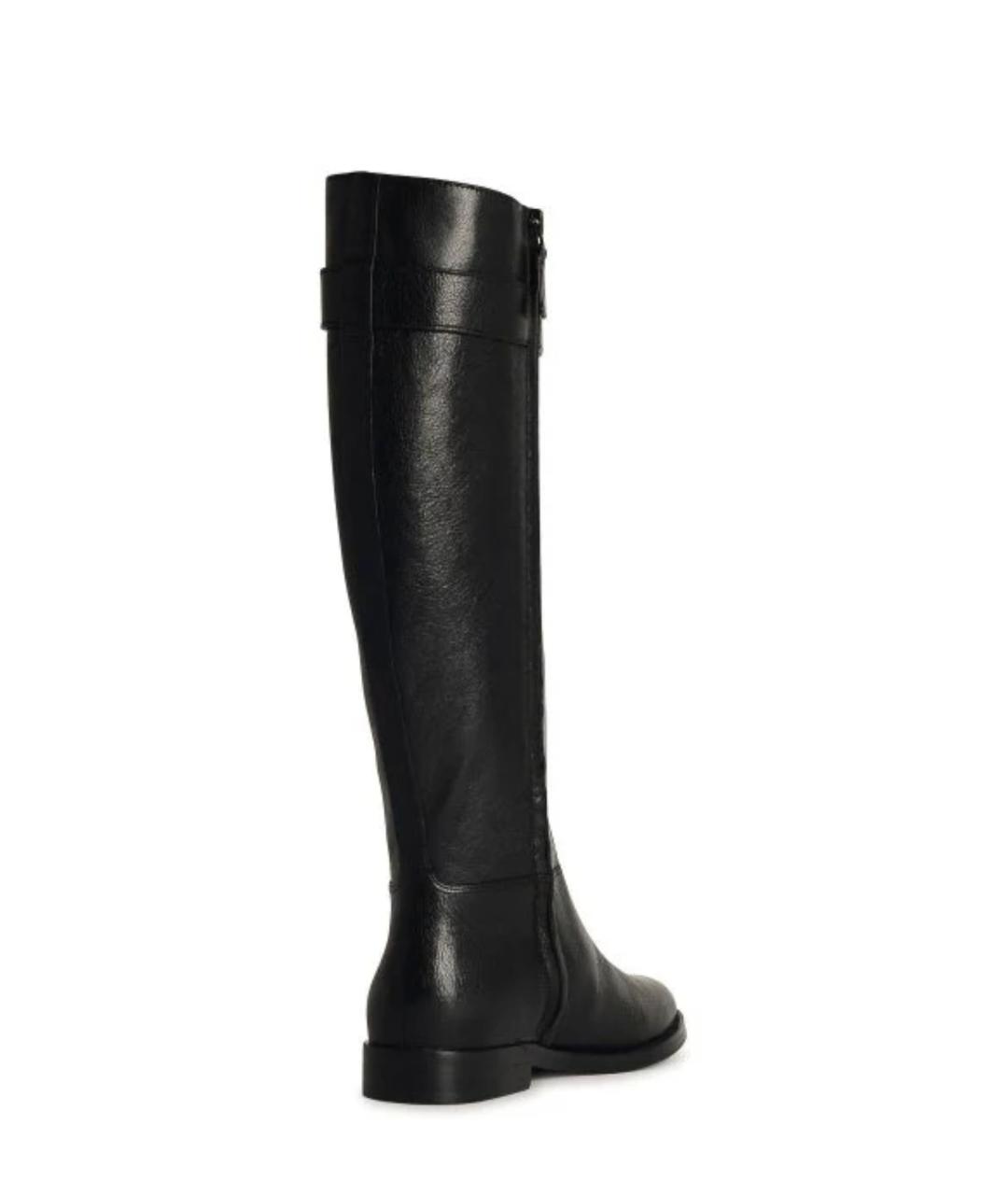 TORY BURCH Черные кожаные сапоги, фото 3