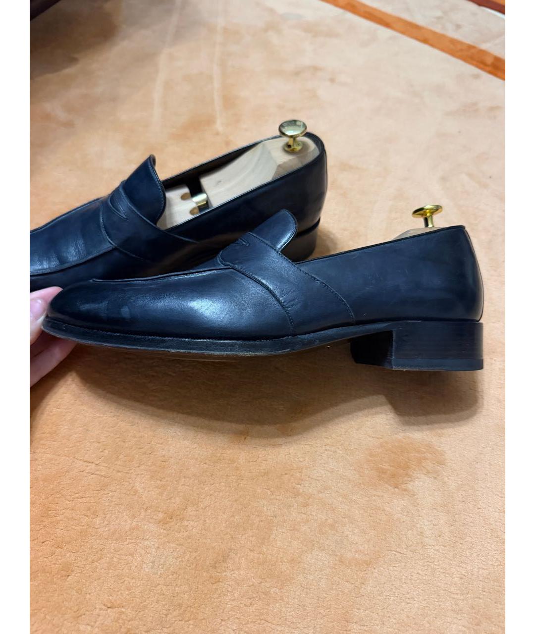 TOM FORD Черные кожаные туфли, фото 2