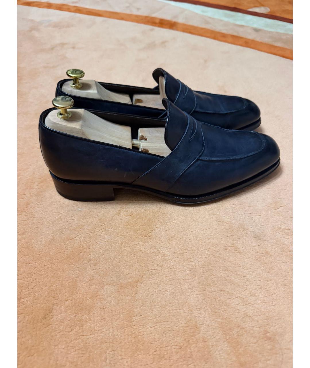 TOM FORD Черные кожаные туфли, фото 5