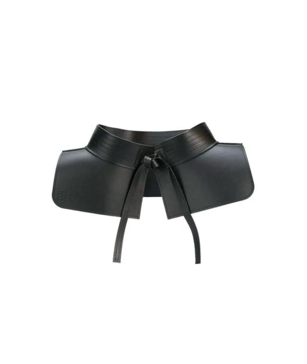 LOEWE Черный кожаный ремень, фото 9