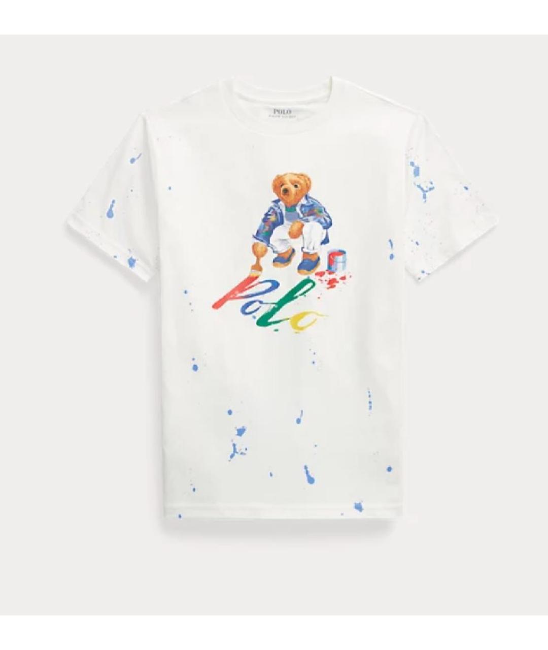 POLO RALPH LAUREN Мульти хлопковая детская футболка, фото 3