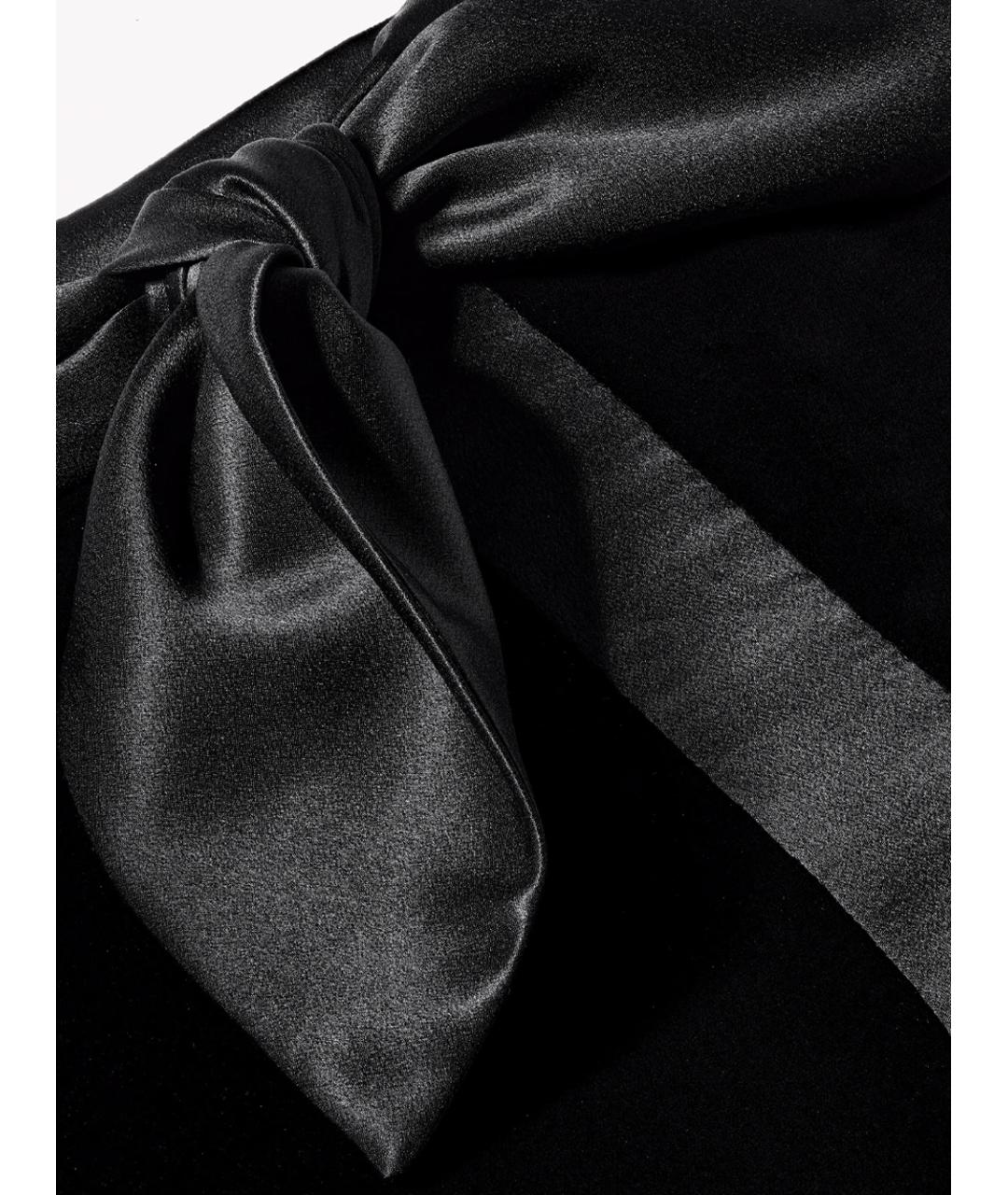 SAINT LAURENT Черная вискозная юбка миди, фото 3